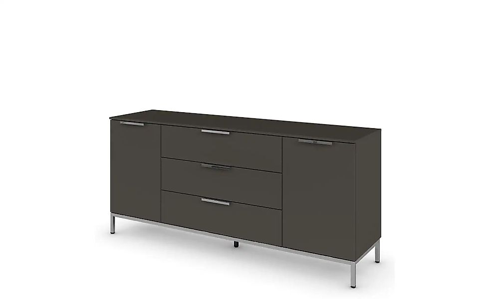 Sideboard ¦ schwarz ¦ Maße (cm): B: 160 H: 72 Kommoden & Sideboards > Sideb günstig online kaufen