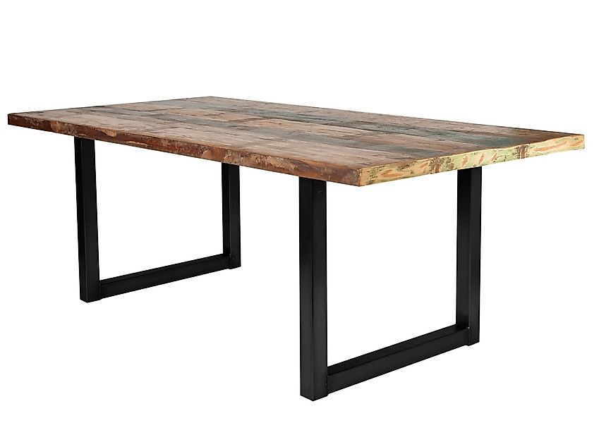 SIT Esstisch "Tops", aus recyceltem Altholz und Metall, Shabby Chic, Vintag günstig online kaufen