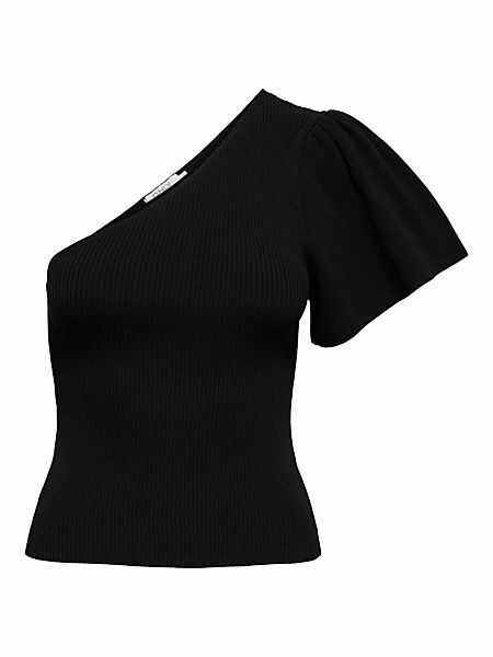 ONLY One Shoulder Knitted Pullover Damen Schwarz günstig online kaufen