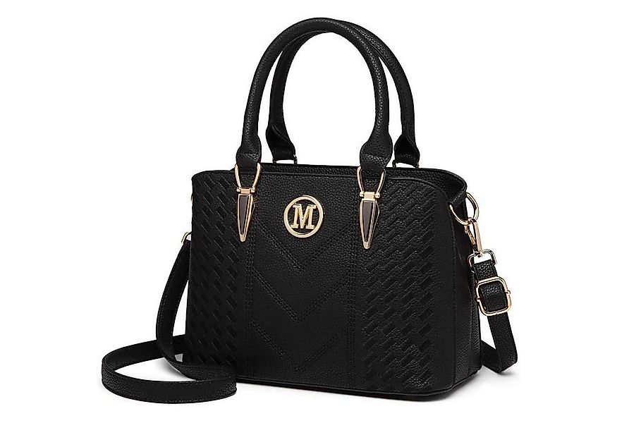 LuxusKollektion Henkeltasche Handtasche Damen Henkeltasche Lychee Innentasc günstig online kaufen