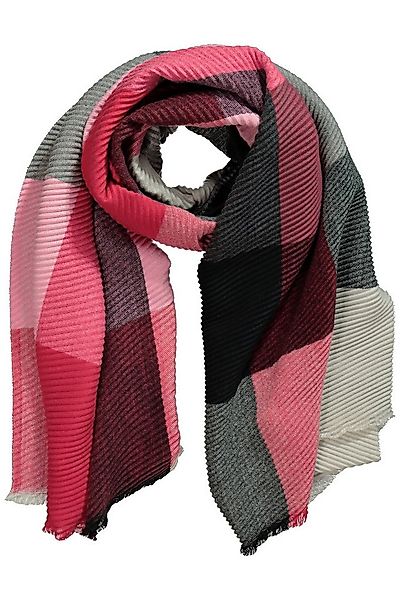 Ulla Popken Halstuch Plissee-Schal Karomuster günstig online kaufen