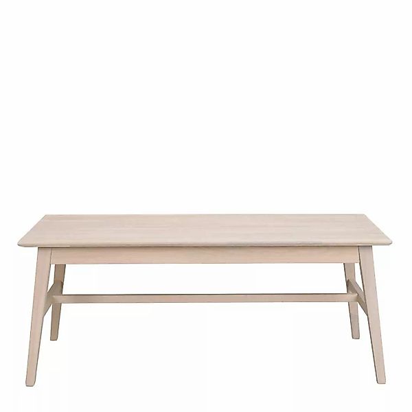 Massivholztisch in Eiche White Wash 130 cm breit günstig online kaufen