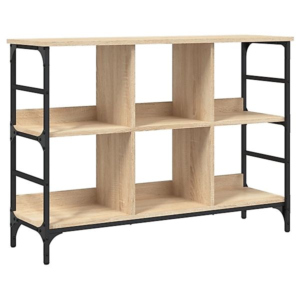 vidaXL Sideboard Sonoma-Eiche 102 x 32 x 73,5 cm Holzwerkstoff 837723 günstig online kaufen