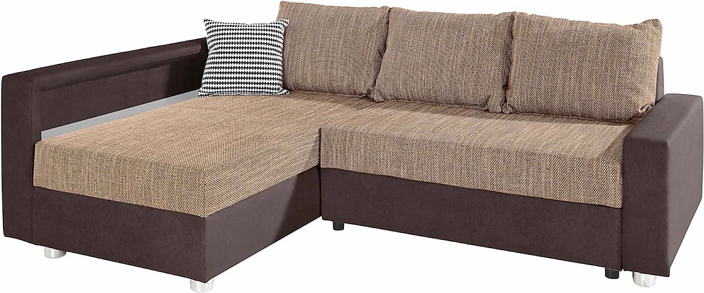 COLLECTION AB Ecksofa »Relax L-Form«, inklusive Bettfunktion, Federkern, wa günstig online kaufen