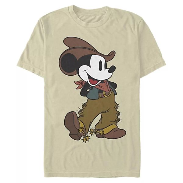 Disney - Micky Maus - Micky Maus Cowboy Mickey - Männer T-Shirt günstig online kaufen