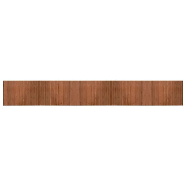 vidaXL Teppich Rechteckig Braun 70x500 cm Bambus 376764 günstig online kaufen