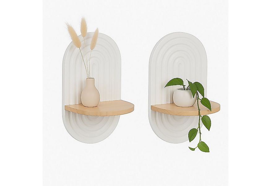 relaxdays Wandregal Boho 2er Set günstig online kaufen