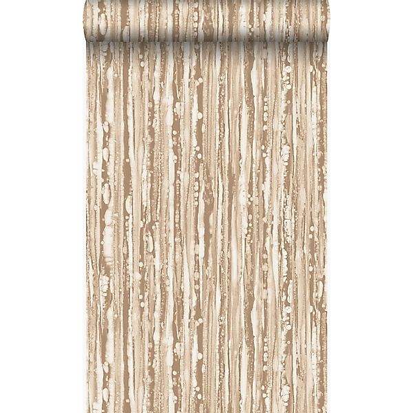Origin Wallcoverings Tapete Streifen Bronze 53 cm x 10.05 m günstig online kaufen