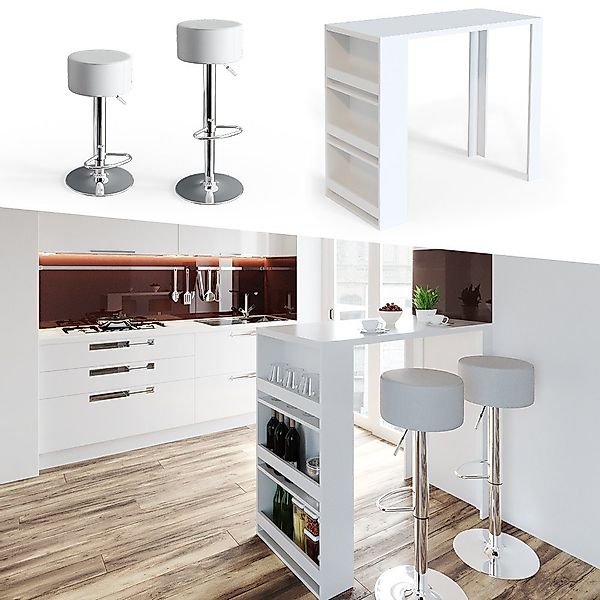 Vicco Bartisch, Weiß, 117 x 57 günstig online kaufen