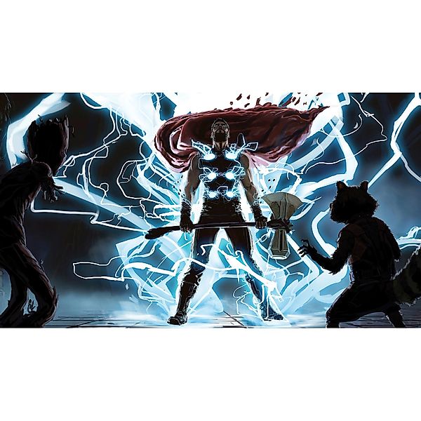 Komar Vliesfototapete Thor God of Thunder 500 cm x 280 cm günstig online kaufen