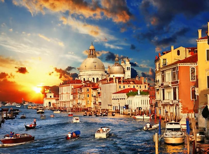 Papermoon Fototapete »Venice Sunset« günstig online kaufen