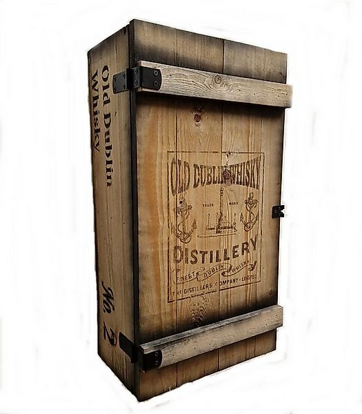 Beekmann´s Barschrank Frachtkiste / Barschrank Barkiste OLD DUBLIN WHISKY E günstig online kaufen