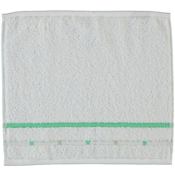 Vossen Quadrati - Farbe: weiß/spring - 060 - Seiflappen 30x30 cm günstig online kaufen