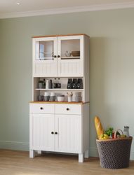 Home affaire Küchenbuffet "Alby2" Mit Metallgriffen, Breite 85 cm günstig online kaufen