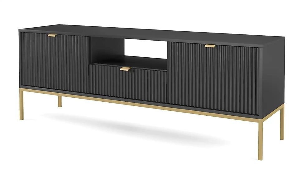 Selsey Lowboard  Vellore ¦ schwarz ¦ Maße (cm): B: 154 H: 56 Kommoden & Sid günstig online kaufen