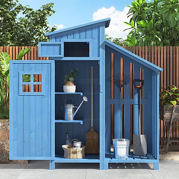 TavilaEcon Gerätehaus Gartenschrank Geräteschuppen Geräteschrank, BxT: günstig online kaufen