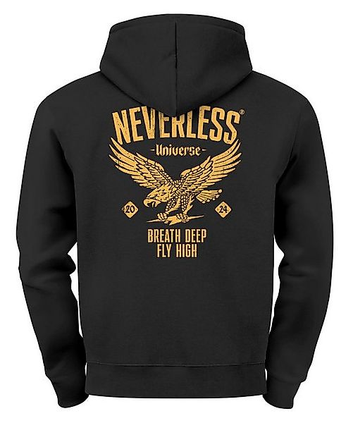 Neverless Hoodie Neverless® Hoodie Backprint Herren Adler Eagle Print Retro günstig online kaufen