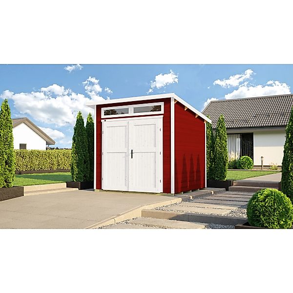 Weka Holz-Gartenhaus Weka Gartenhaus 264 Pultdach Lasiert 249 cm günstig online kaufen