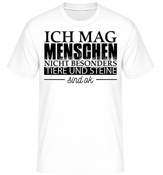 Ich Mag Menschen Nicht Besonders · Shirtinator Männer T-Shirt günstig online kaufen