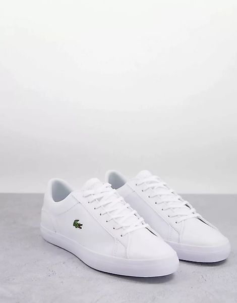 Lacoste – Lerond BL 2 – Sneaker aus weißem Leder günstig online kaufen