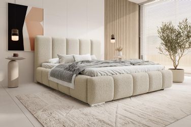 Compleo Polsterbett BUBBLE Boucle, Leistenlattenrost aus günstig online kaufen