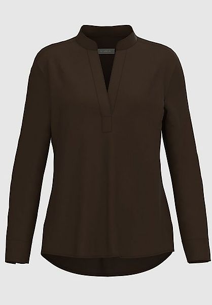 bianca Blusenshirt ANEA mit modernem Hemdkragen und femininem V-Auschnitt günstig online kaufen