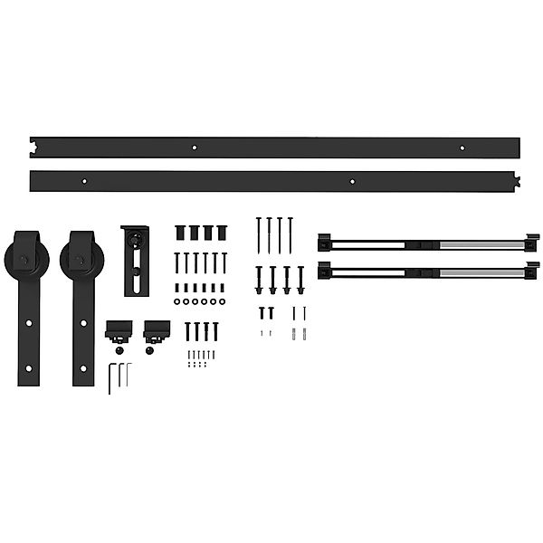 HOMCOM Türbeschlag Schiebetür-Bausatz, für Holz- & günstig online kaufen