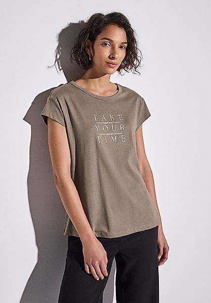STREET ONE T-Shirt mit Schriftzug günstig online kaufen