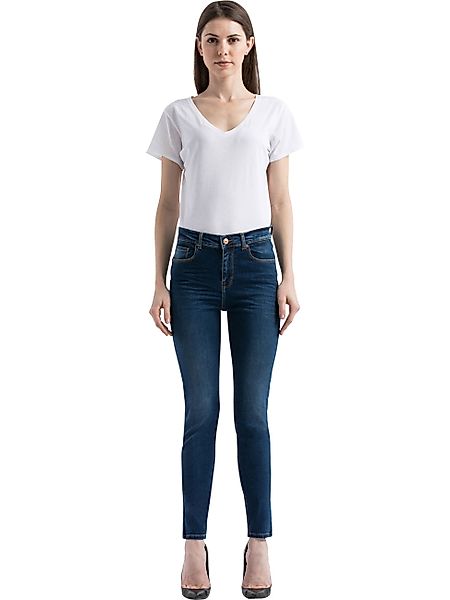 LTB Damen Jeans TANYA B Skinny Fit - Blau - Lify Wash günstig online kaufen