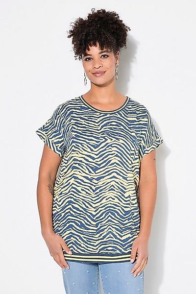 MIAMODA T-Shirt T-Shirt oversized Zebra Rundhals günstig online kaufen