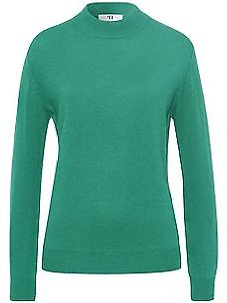 Stehbund-Pullover Modell Sabrina Peter Hahn grün günstig online kaufen