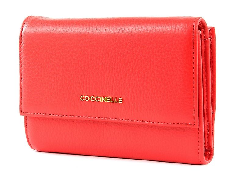 COCCINELLE Geldbörse Metallic Soft, aus echtem günstig online kaufen