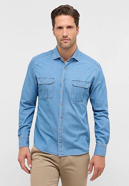 Eterna Langarmhemd "MODERN FIT" EASY IRON (bügelleicht) günstig online kaufen