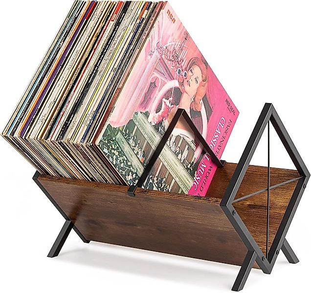 Refined Living Plattenständer Schallplatten Aufbewahrung Regal günstig online kaufen