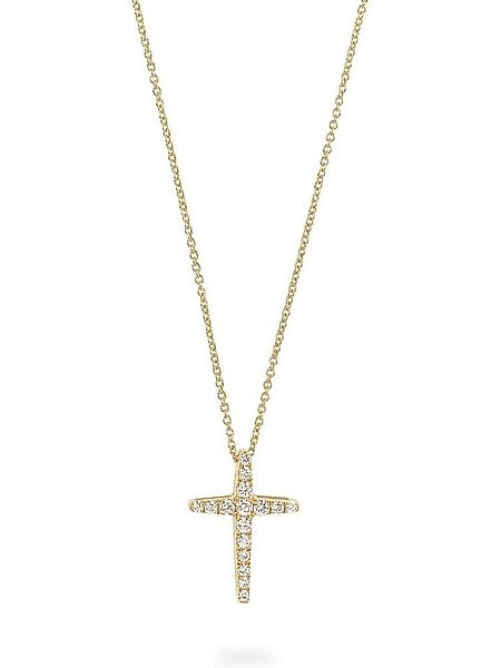 CHRIST Collier CHRIST Damen-Kette 16 Diamant Kreuz günstig online kaufen
