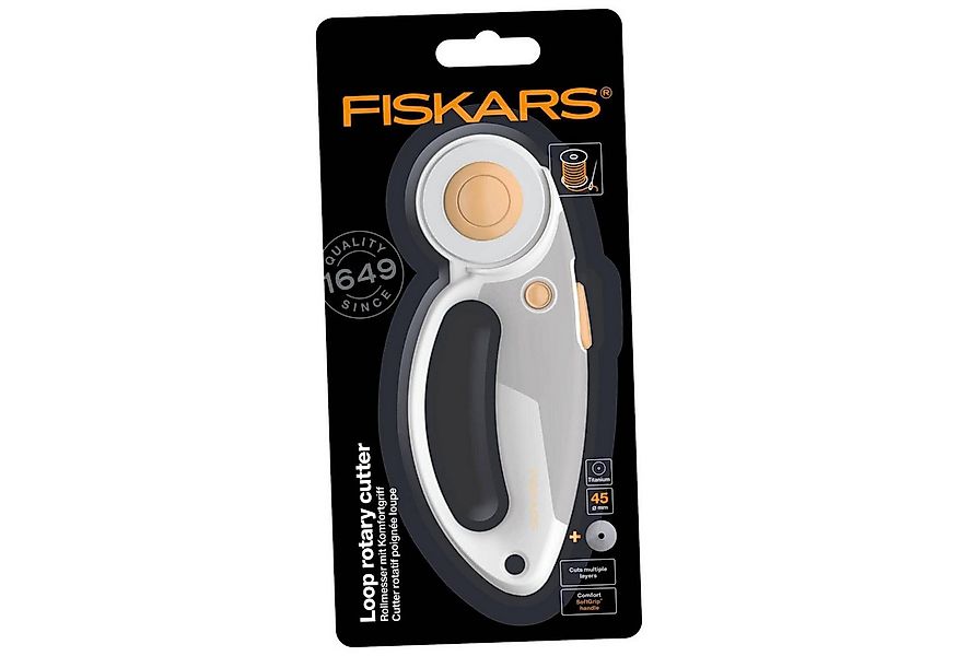Fiskars Cuttermesser Fiskars Titan-Rollschneider Rollmesser mit Schlaufengr günstig online kaufen