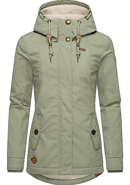 Ragwear Winterjacke Monade Damen Winterparka mit Kapuze und m. Fleece gefüt günstig online kaufen