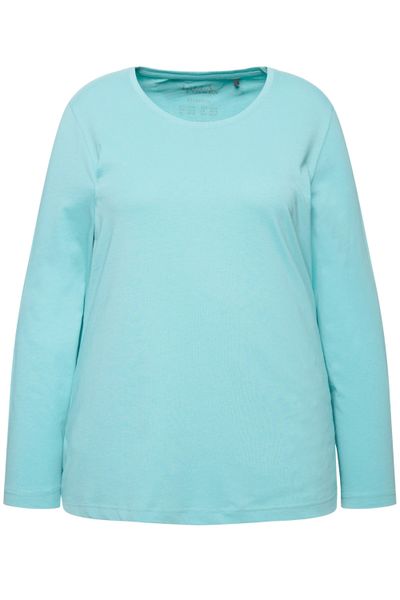Ulla Popken T-Shirt Shirt Slim Rundhalsausschnitt günstig online kaufen