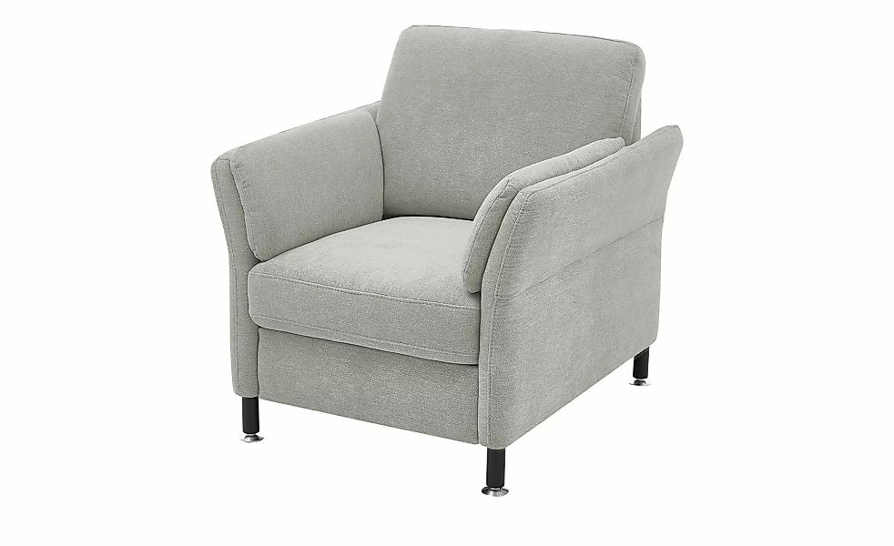 meinSofa Sessel mit Hocker  Veit ¦ grau ¦ Maße (cm): B: 86 H: 90 T: 93.0 Po günstig online kaufen