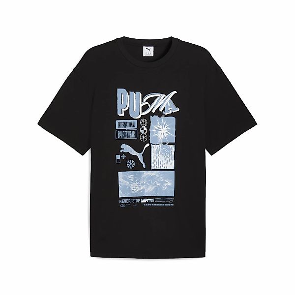 PUMA T-Shirt "Graphic PUMA Sportswear Relaxed T-Shirt Herren" günstig online kaufen