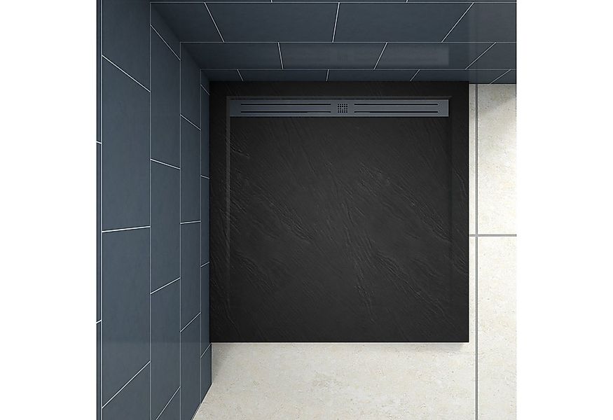 duschspa Duschwanne Kunststein Duschtasse mit Ablaufgarnitur Ablaufschlauch günstig online kaufen