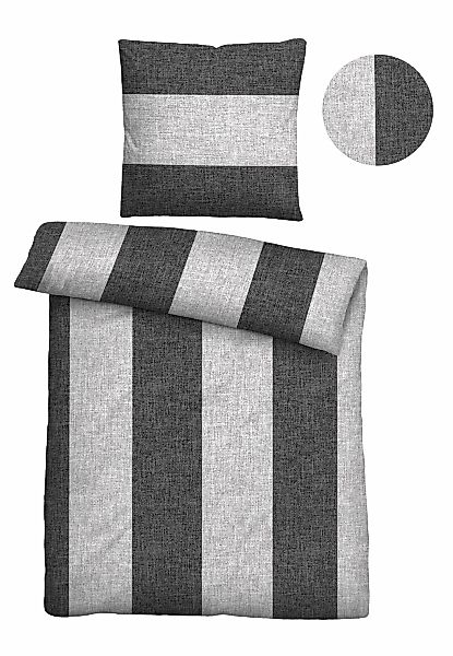 Biberna Bettwäsche "0006732" 2 Stk. kuschelig warm, pflegeleicht, temperatu günstig online kaufen