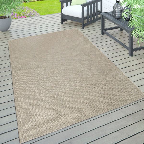 Paco Home Teppich "Timber 125" rechteckig 4 mm Höhe Flachgewebe, Sisal Opti günstig online kaufen