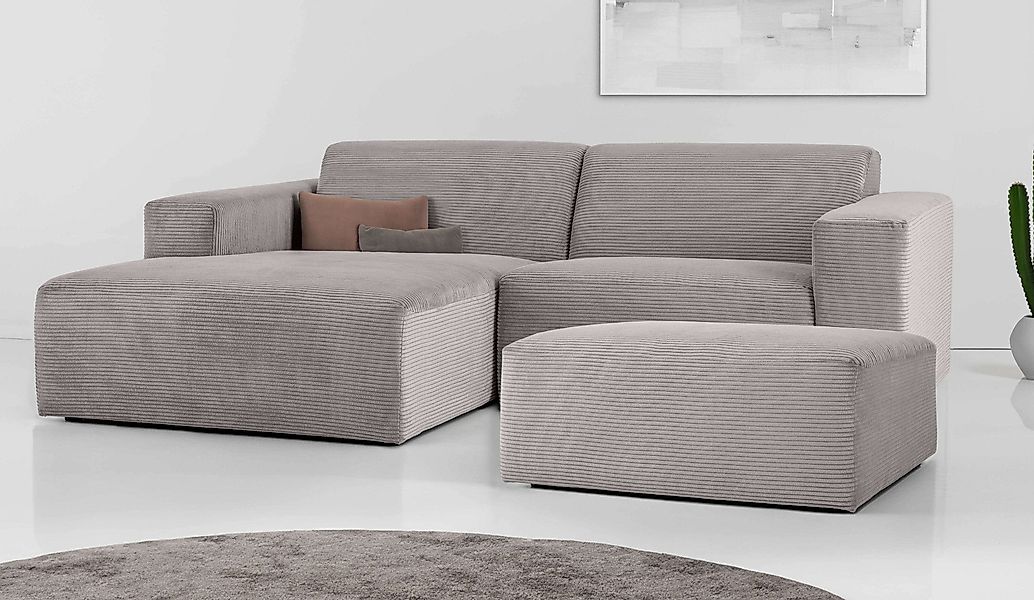INOSIGN Ecksofa Koa,228cm, L-Form, Modulsofa, Webstoff, günstig online kaufen