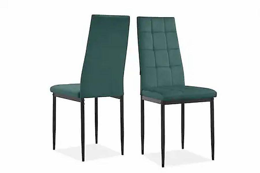 INOSIGN Esszimmerstuhl »Moana«, (Set), 2 St., Samtvelours, Mit Steppung günstig online kaufen