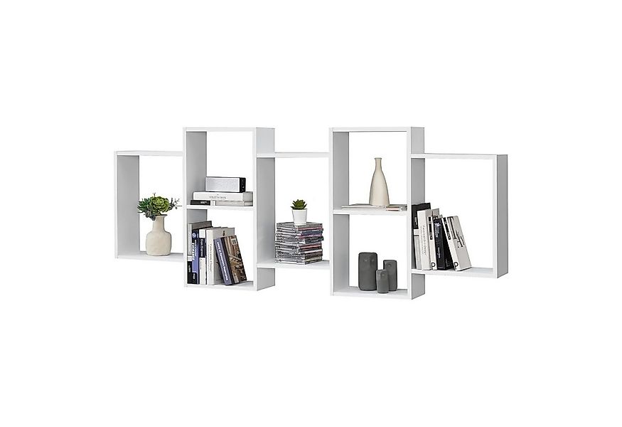 en.casa Wandregal, »Jessheim« Bücherregal Schweberegal Wandboard CD Regal W günstig online kaufen