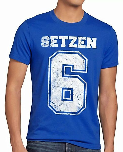 style3 Print-Shirt Herren T-Shirt Setzen Sechs schule zeugnis abschluss günstig online kaufen
