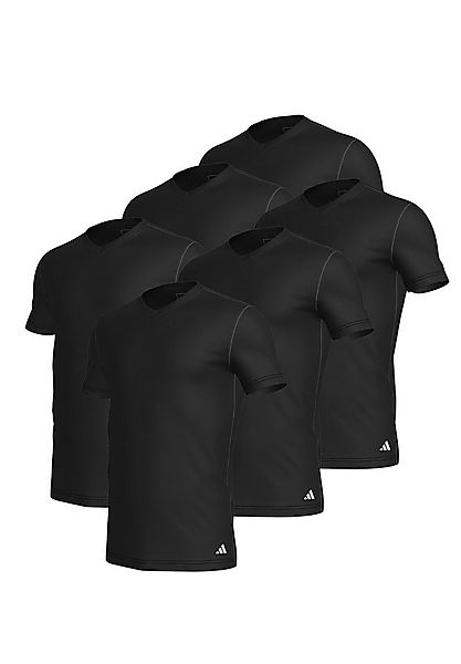 adidas Performance Poloshirt T-Shirt Basic V-Neck 6P (Packung, 6-tlg., 6er- günstig online kaufen