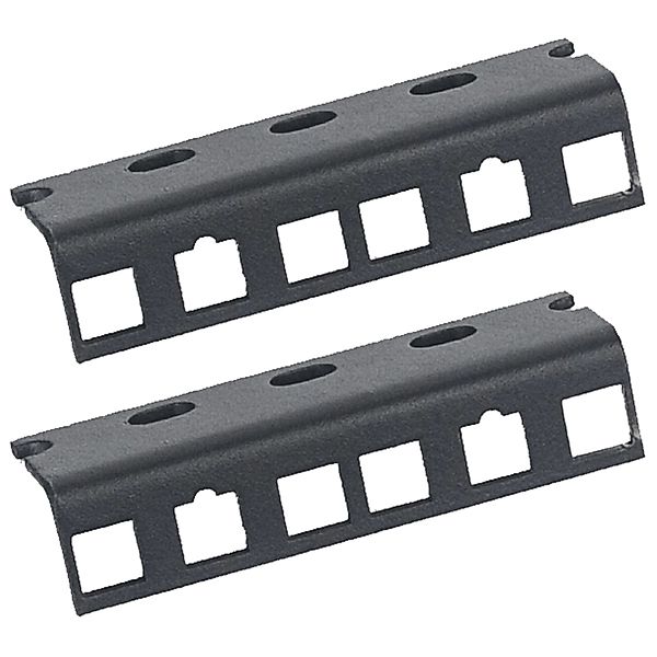 HMF 66802 Rackschiene für Serverschrank 2 Stück 10 Zoll 2 HE Schwarz günstig online kaufen