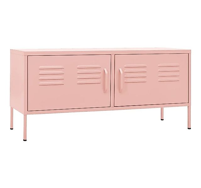 vidaXL TV-Schrank TV-Schrank Rosa 105x35x50 cm Stahl (1-St) günstig online kaufen